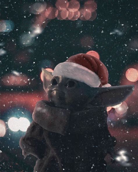 Baby Yoda Christmas Wallpaper Wallpaper Hd