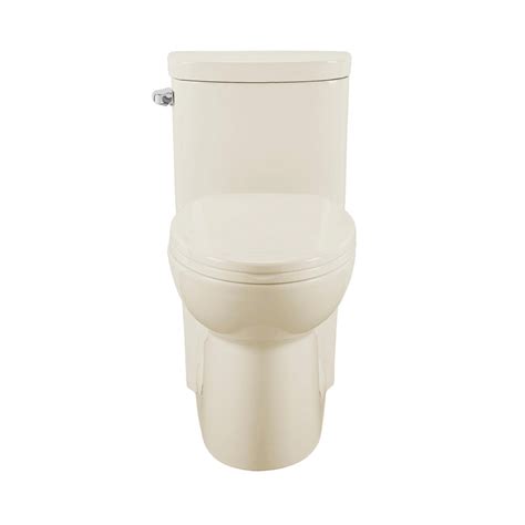 Sublime One Piece Elongated Left Side Flush Handle Toilet In Bisque 1