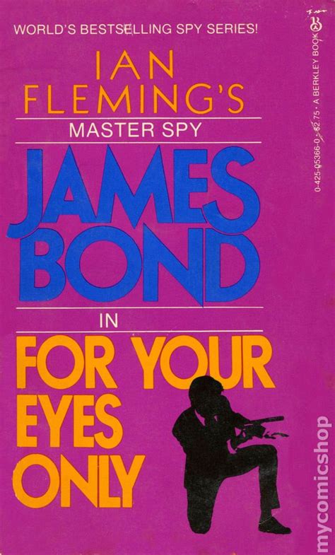 James Bond 007 For Your Eyes Only PB 1982 Berkley Novel Comic Books