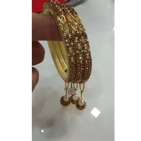 Golden Also Available In Plastic Seep Bangle Packaging Type Box At Rs 150set In Jaipur