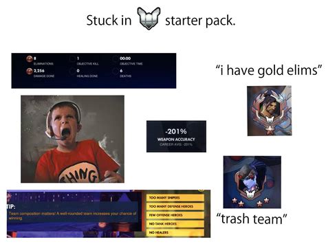 Stuck In Plat Starter Pack Roverwatchmemes