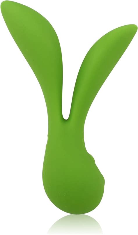 Leaf Vitality Luxury Waterproof Silicone Vibrator Green