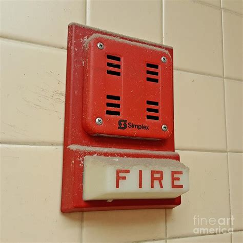 Simplex Fire Alarm Horn And Light Photograph By Ben Schumin Pixels