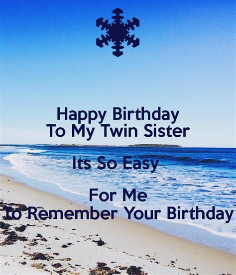 Happy Birthday Twin Sister Images