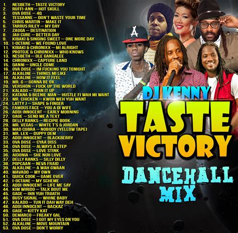 Dj Kenny Taste Victory Dancehall Mix Reggaetapeshop