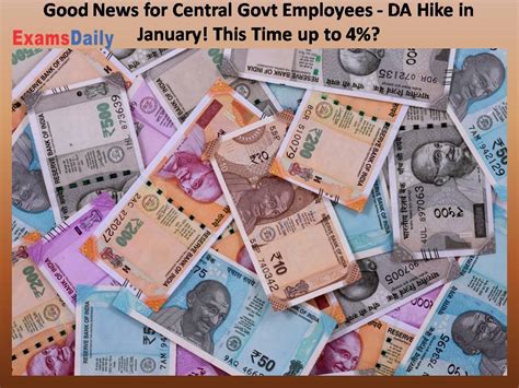 Good News For Central Govt Employees Da Hike In January This Time Up