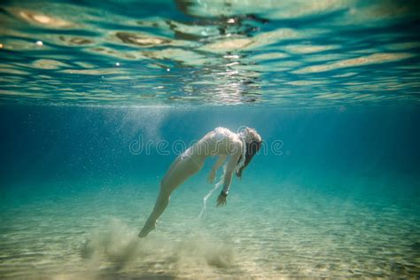 Underwater Stock Image Image Of Young Redhead Swimsuit 46369419