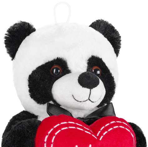 Panda Plüschbär Mit Herz Rot I Love You Brubaker Online Shop Europe