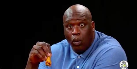 Shaquille Oneal Cried While Eating Buffalo Wings On ‘hot Ones