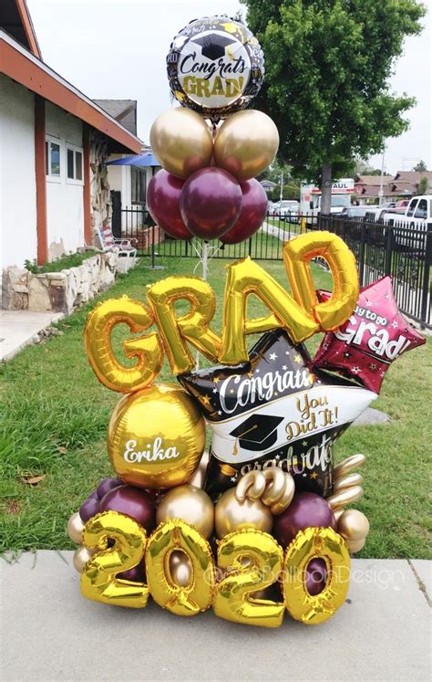 Graduation Balloon Bouquet Graduation Balloons Graduation Party Diy