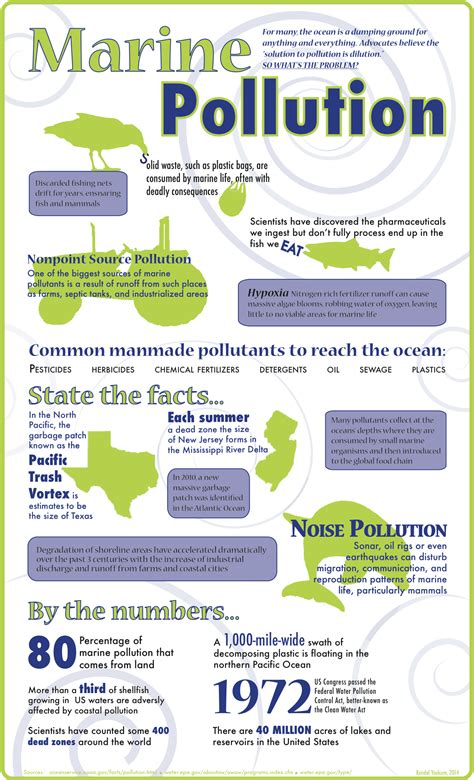 Marine Pollution Infographic Facts