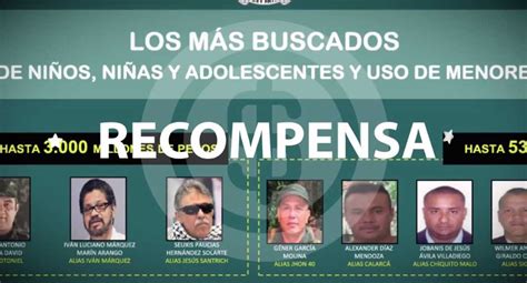 Gobierno Publica Nuevo Video De Los 30 Criminales Más Buscados Del País