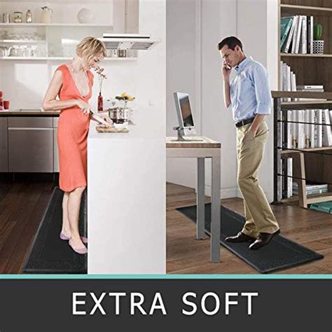 Pauwer Oversized Anti Fatigue Comfort Mat For Kitchen Floor Standing