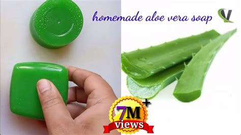 Homemade Aloe Vera Soap Skin Whitening And Glowing Soap Youtube