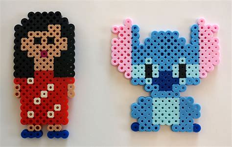 Disney Lilo And Stitch Perler Beads By Shannon Landon アニメーション ビーズクラフト
