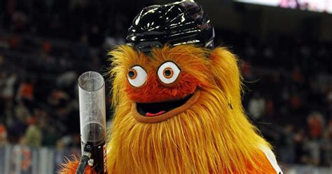 The Flyers New Mascot Gritty Keeps Wiping Out