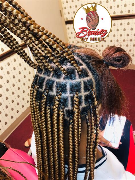 Medium Knotless Braids Black Girl Braided Hairstyles Single Braids