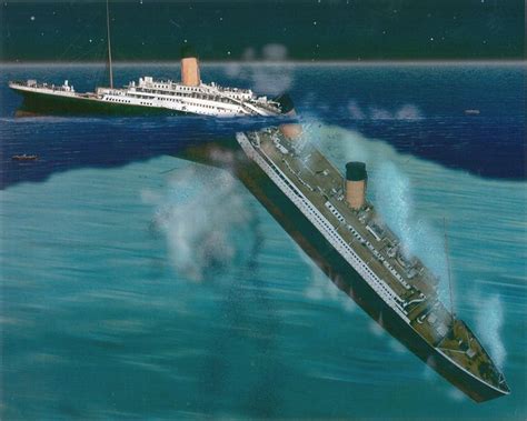 Breaking Up Titanic Sinking Titanic Titanic History