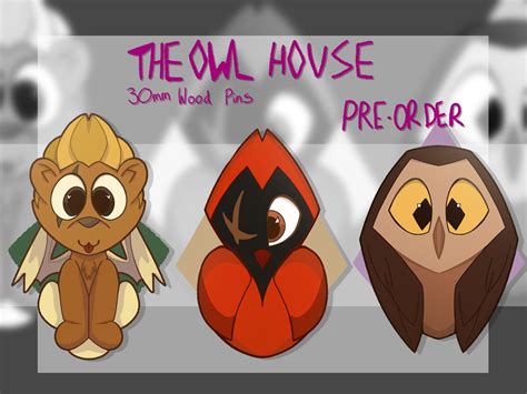 Palisman Wood Pin Badges The Owl House Preorder Etsy Uk