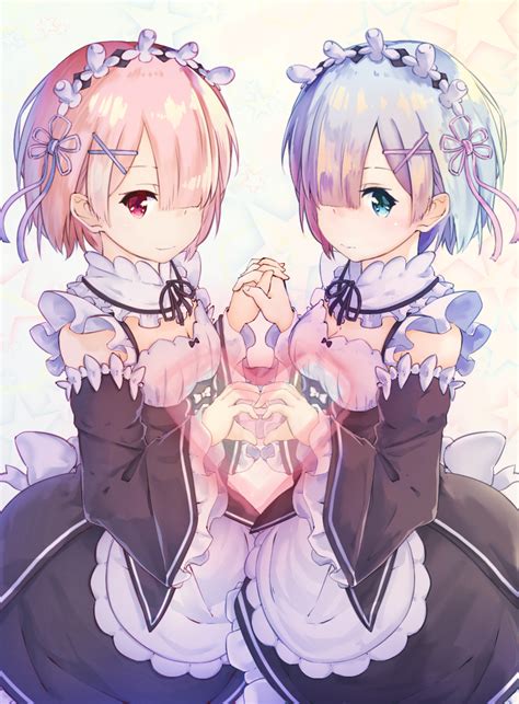 Rem And Ram Rezero ‒starting Life In Another World‒ Anime Kawaii