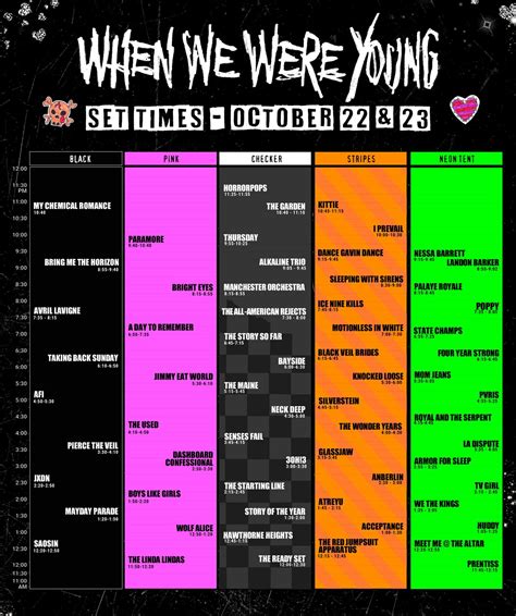 When We Were Young 2022: The 7 Toughest Set Time Conflicts – OAK COVER