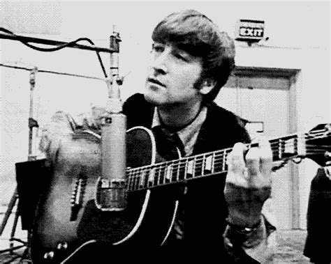 John Lennon The Beatles Gif WiffleGif