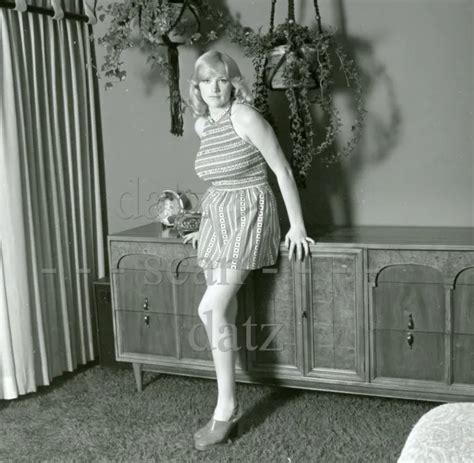 1960s Ron Vogel Photo Busty Blonde Pinup Girl Kathy Vornberg Cheesecake