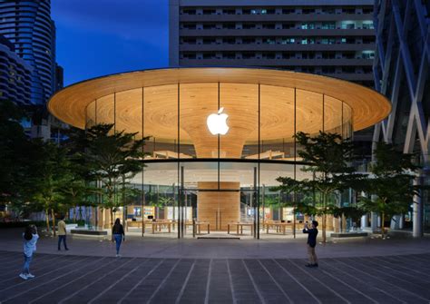 They have the best service. Bangkok's newest Apple Store is a 2-storey glass building ...