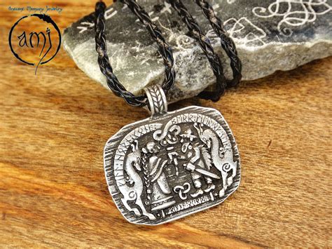 Daily Life Nordic Necklace Celtic Norse Viking Runic Etsy Celtic