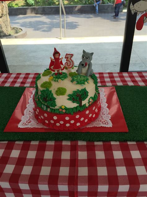 Big bad wolf cake Little red riding hood cake | Red riding hood cake, Little red riding hood ...