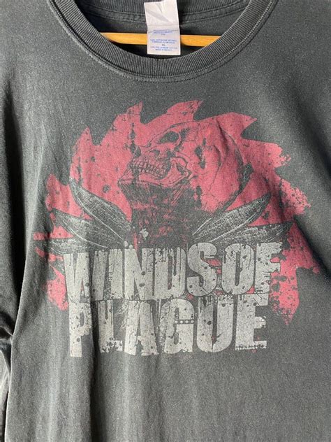 00s Winds Of Plague Band Shirt Mens Fashion Tops And Sets Tshirts