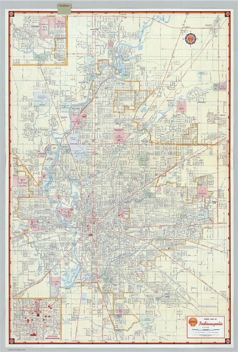 Indianapolis Street Map Street Map Of Indianapolis Indiana Usa