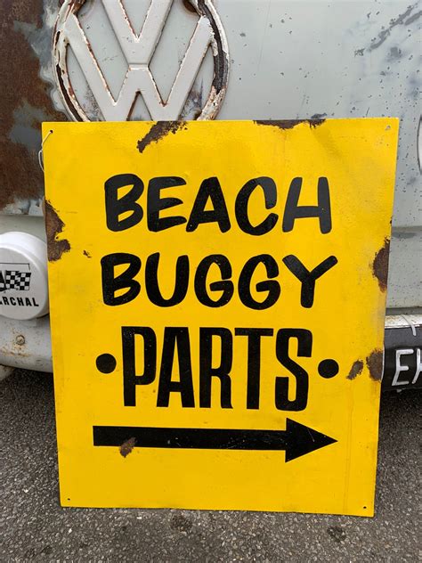 Vw Volkswagen Beach Buggy Sign Traditional Signwriting Hand Painted Etsy