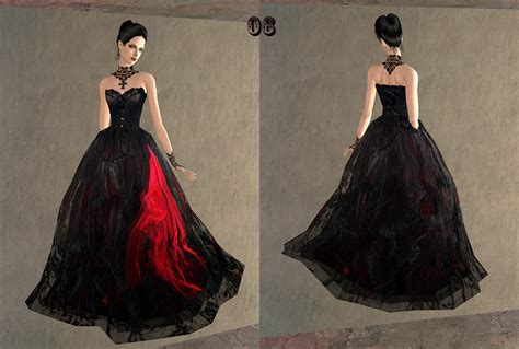 Mod The Sims Fashion Story From Heather Wedding Charm Of Gothic Set Flame In The Night