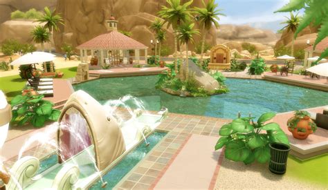 Oasis Springs Park The Sims 4 Via Sims