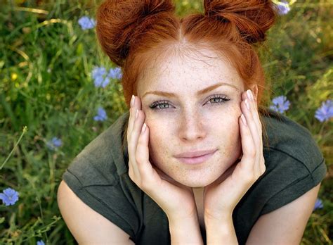 chrissy red haired beauty redheads freckles red hair woman