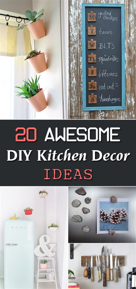 20 Awesome Diy Kitchen Decor Ideas