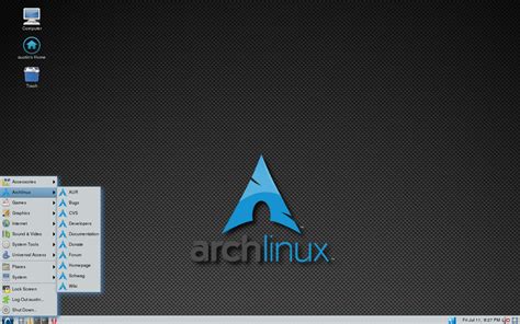 Arch Linux Screenshot 1 By Elflavio On Deviantart