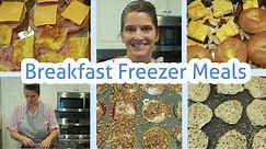 Large family ONCE A MONTH Breakfast FREEZER MEALS