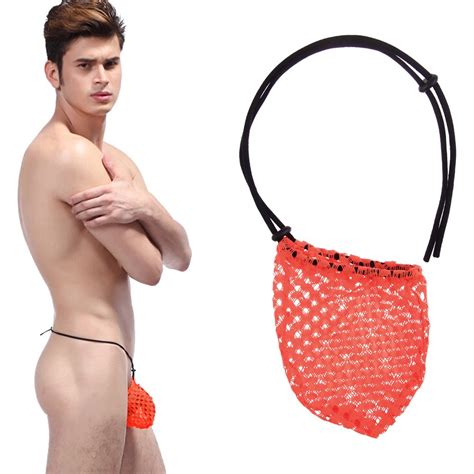 Men S Sexy G String Thongs Bikini Underwear Ball Bag Bulge Pouch Briefs