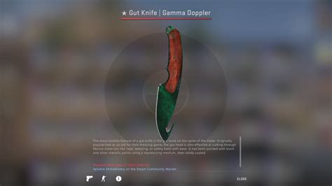 Csgo Gut Knife Gamma Doppler Phase Unbox Youtube