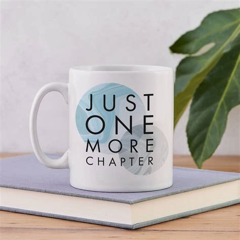 book lover one more chapter literary mug by bookishly