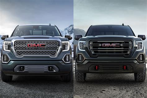 2019 Gmc Sierra Denali Vs 2019 Sierra At4 Whats The Difference
