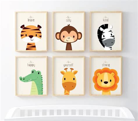 nursery-prints,-safari-nursery,-nursery-wall-art,-animal-nursery,-zoo-animal-prints,-kids-wall