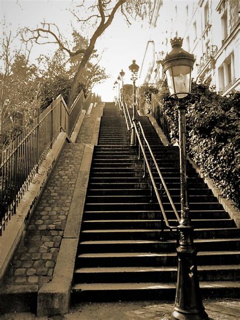 Paris Montmartre Stairs Photograph By Magnus Lofgren Fine Art America