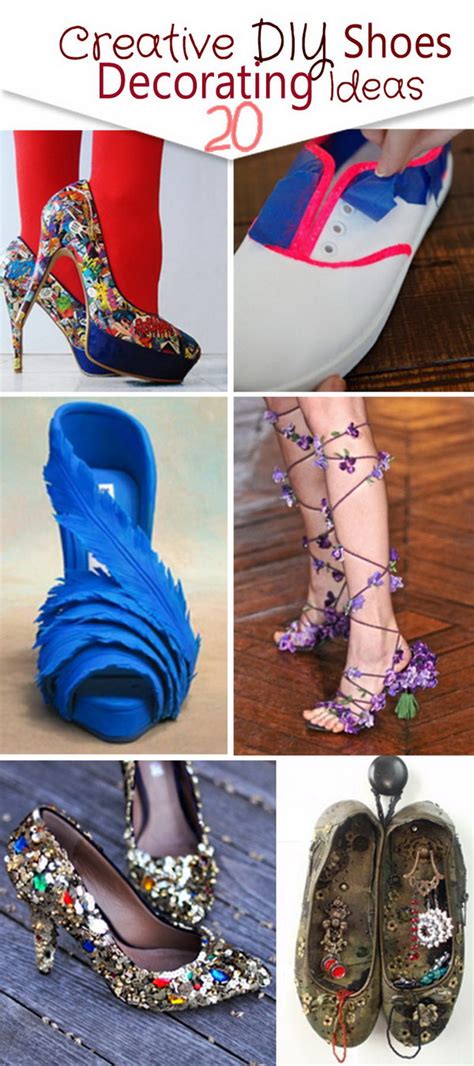 20 Creative Diy Shoes Decorating Ideas Hative