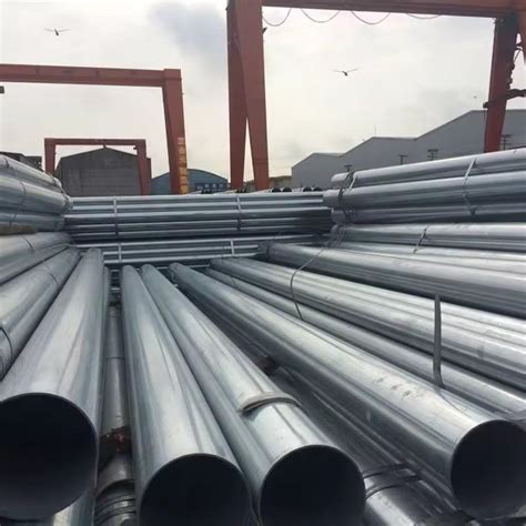 Galvanized Round Tube P Gh Equivalent Different Sizes Hot Dip Galvanized Steel Round Tube Pipe