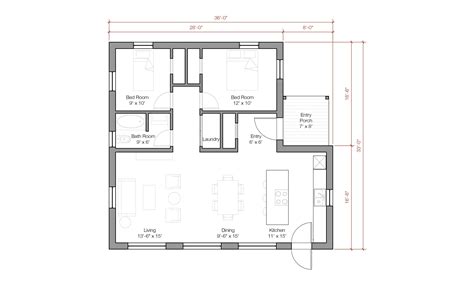 Enjoy the spacious, vaulted ceiling living room with access to a charming. 1100 Sq Foot House Plans | 1100 square foot energy ...