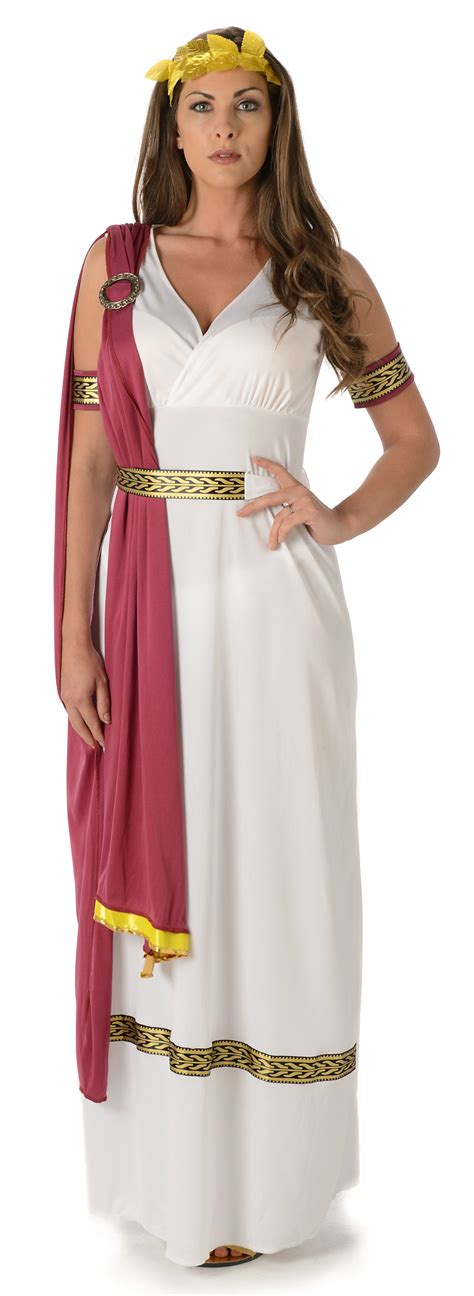 Imperial Roman Empress Ladies Fancy Dress Ancient Greek Womens Adults