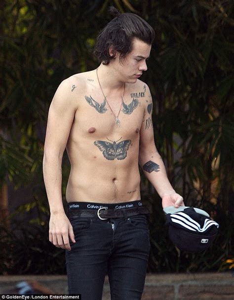 Harry Styles Reveals His Bare Bottom As He Urinates In A Bush In Leaked